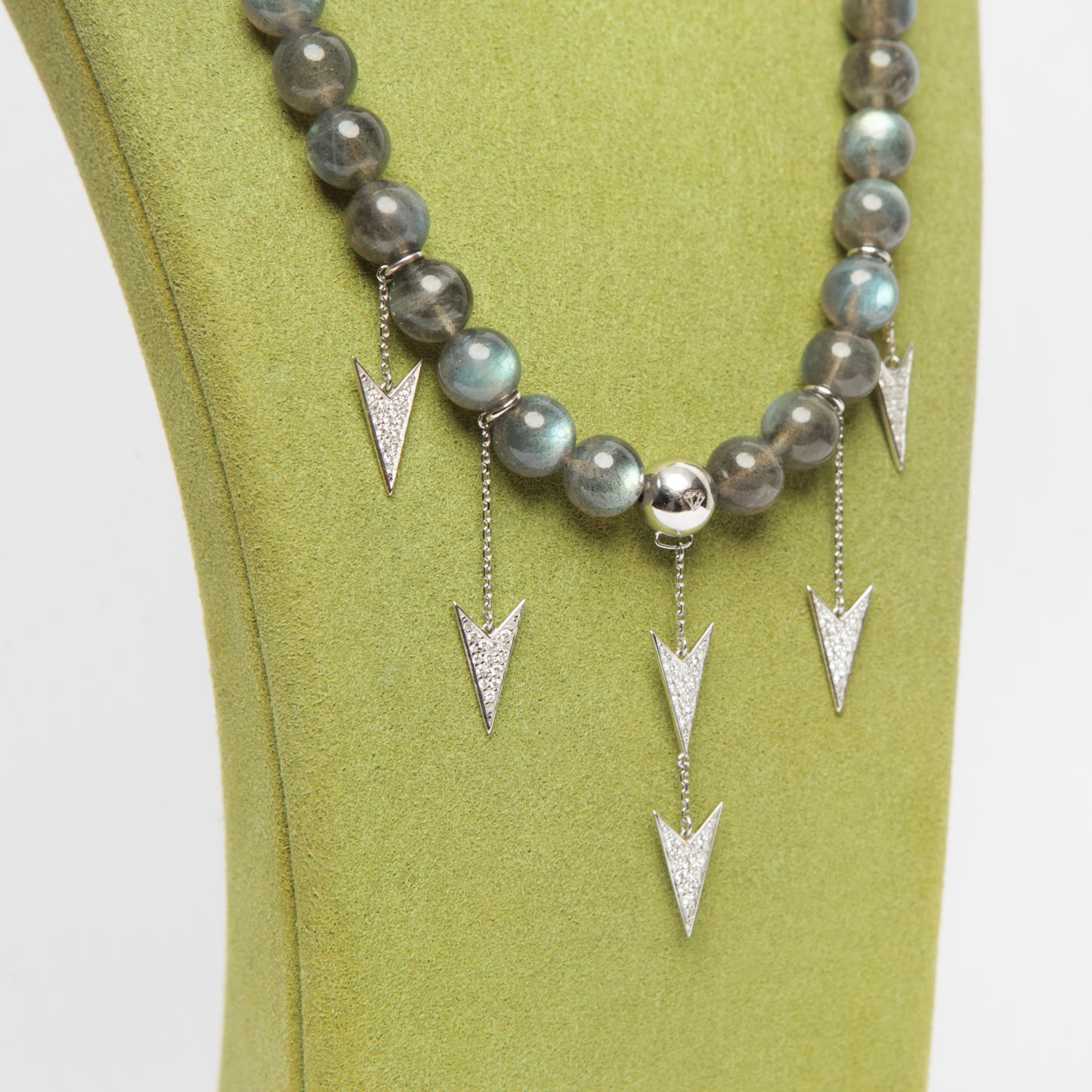 Labradorite Arrow Necklace