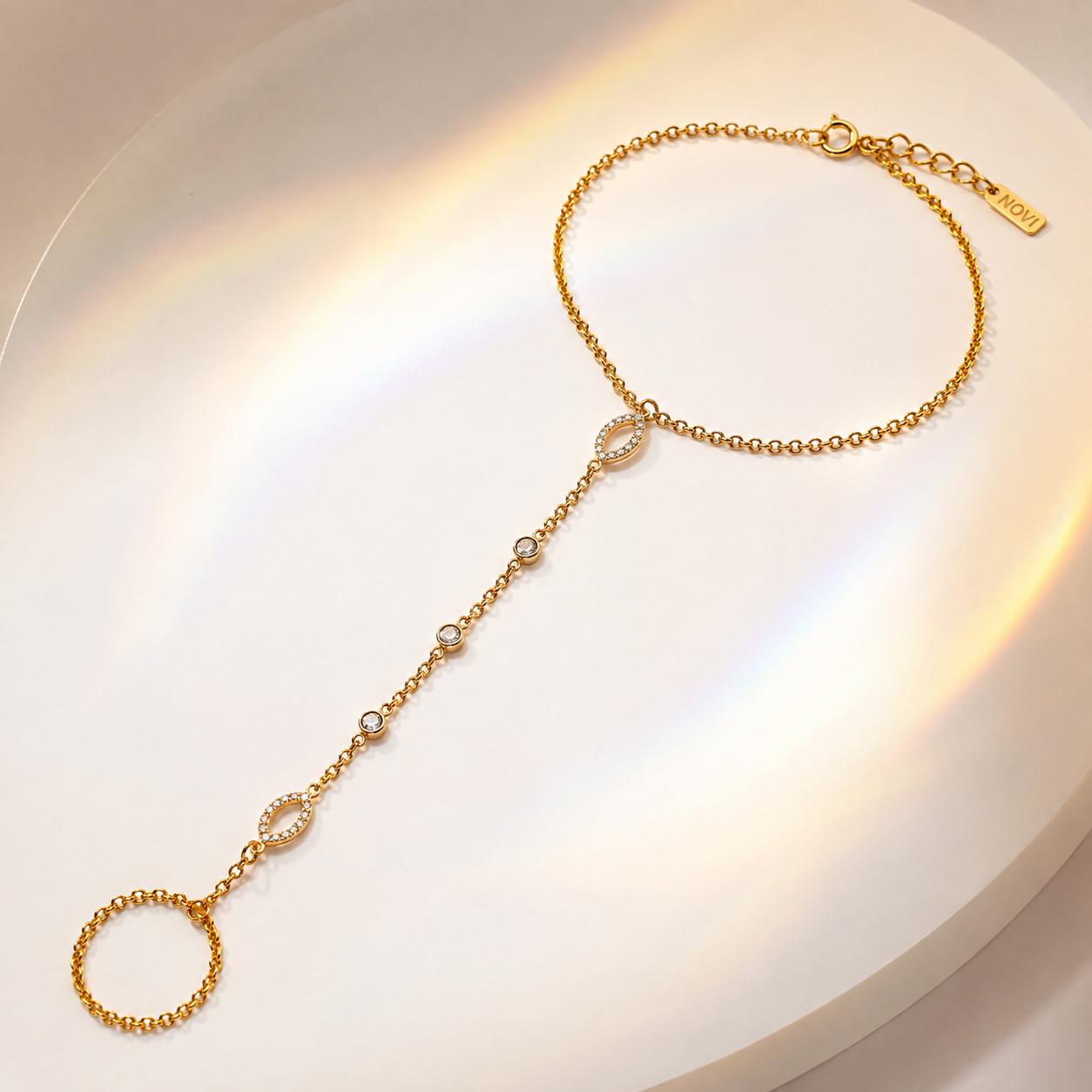 Diamond Ring Bracelet