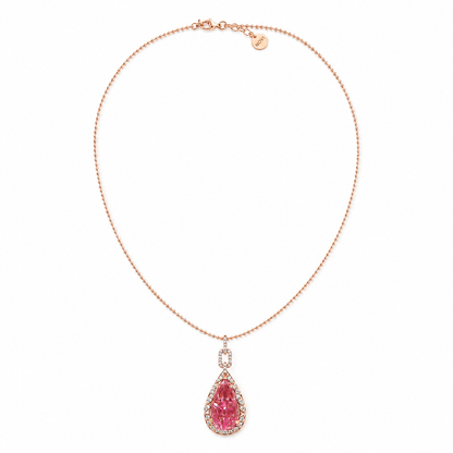 Rubellite Pendant Necklace