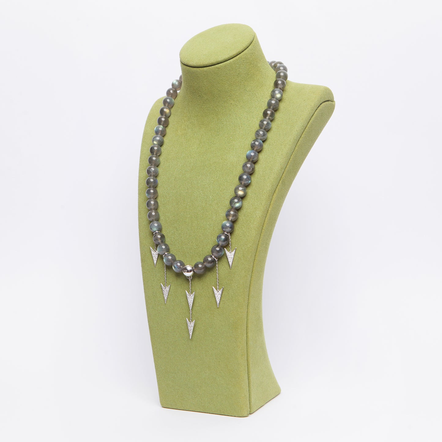 Labradorite Arrow Necklace
