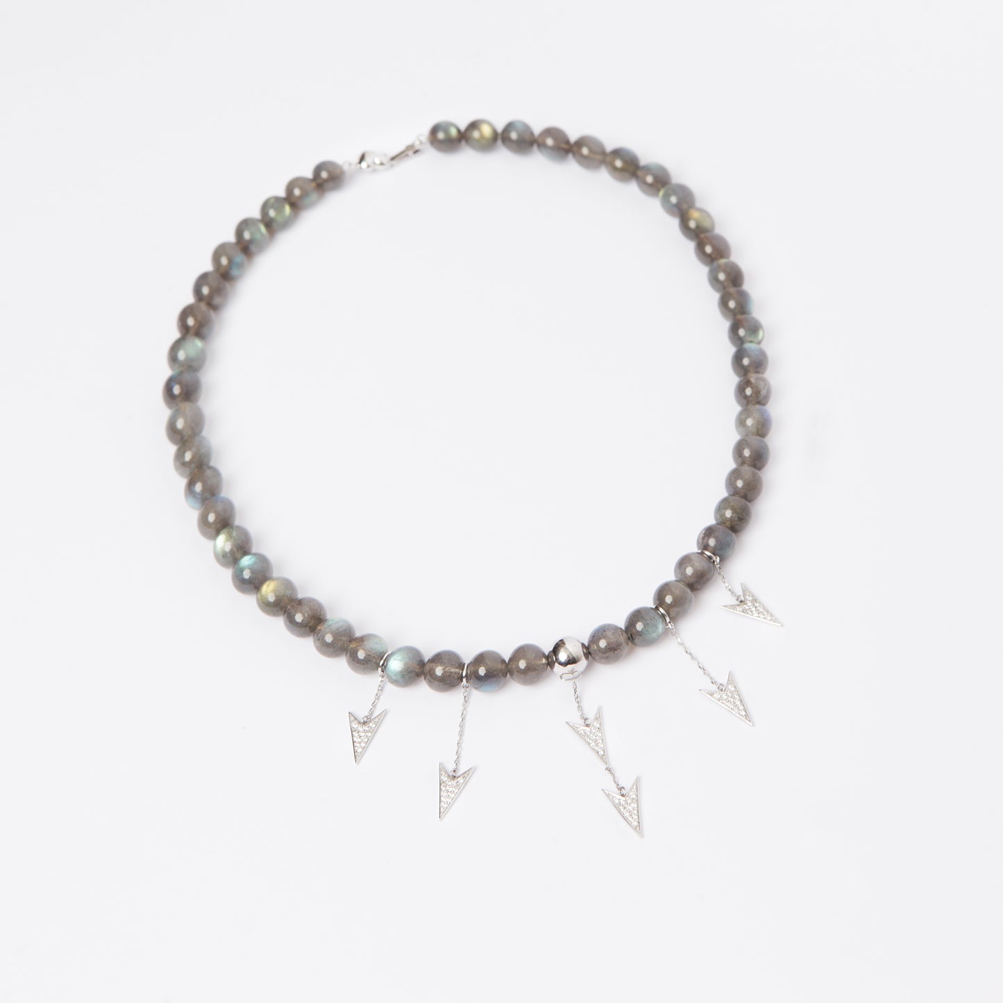 Labradorite Arrow Necklace
