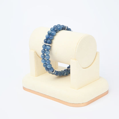 Double Row Kyanite Bracelet