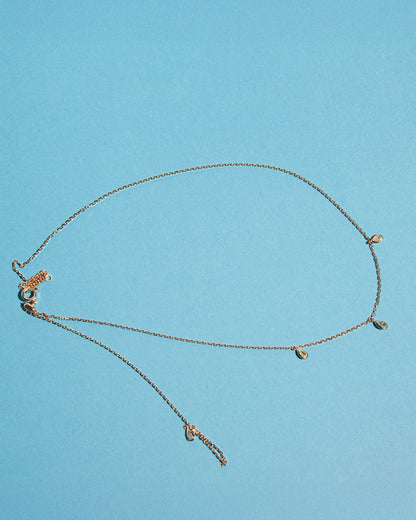 NOVI Jewelry 18K gold drop necklace with 0.29 ct pear-shaped fancy yellow natural diamonds, I1/SI2, IGI certified, delicate adjustable chain diamond necklace.