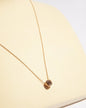 NOVI Jewelry 18K gold pendant with 1.01 ct light brown natural diamond, GWL certified contemporary diamond necklace.