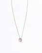 NOVI Jewelry gold pendant necklace with 2.01 ct J color SI2 natural diamond, GWL certified, jewelry weight 3.6 g, gold weight 3.2 g, classic prong-set diamond pendant.
