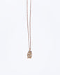 NOVI Jewelry pendant necklace with 1.38 ct fancy brown natural diamond, SI2, IGI certified, jewelry weight 2 g, gold weight 1.7 g, elegant cushion-cut diamond pendant.