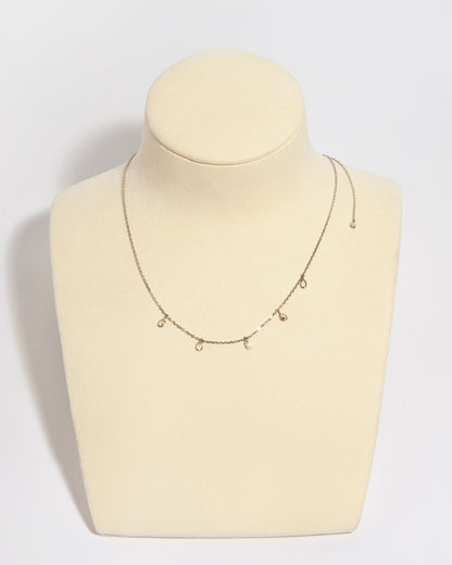 NOVI Jewelry 18K white gold drop necklace with 0.49 ct pear-shaped fancy yellow natural diamond, I1-SI2, IGI certified elegant diamond jewelry.