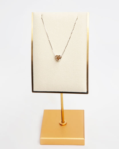 NOVI Jewelry 18K gold heart-shaped pendant with 1.13 ct fancy intense brownish-yellow natural diamond, VS2, GRA certified luxury diamond necklace.