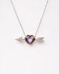 NOVI Jewelry gold pendant with 10.99 ct natural heart-shaped tanzanite, AIGS certified, accented with pavé diamonds, jewelry weight 10 g, gold weight 7.7 g, romantic statement pendant.