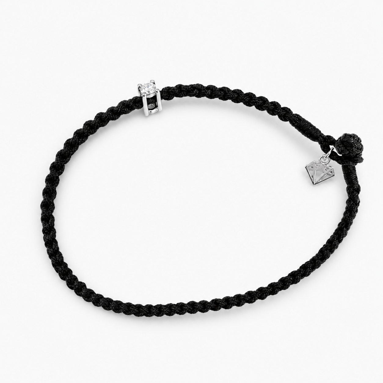 Black Diamond Cord Bracelet