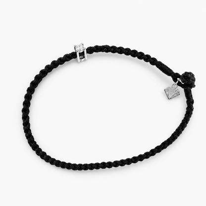 Black Diamond Cord Bracelet